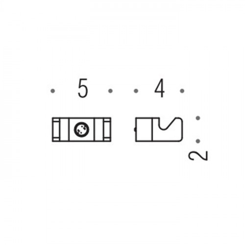 Colombo Complementi Настенный держатель для приспособления для сгона воды, цвет: хром