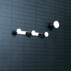 Colombo Mini Тройной крючок, цвет: хром