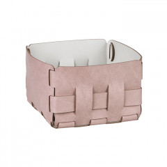 Colombo Adj Корзинка Mini Bottega, 19x19H13 см , цвет: пепельная роза/устричный