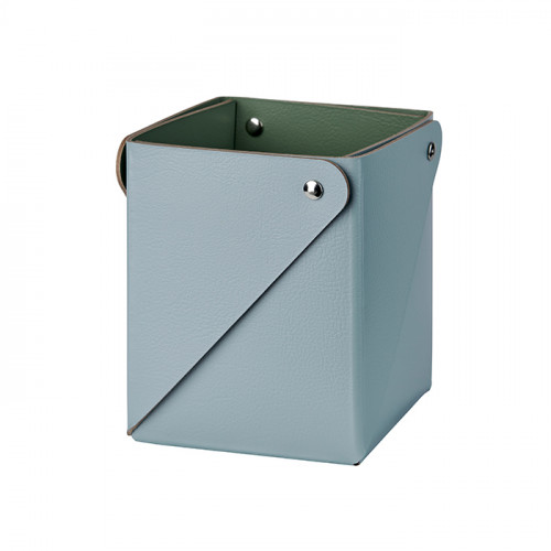 Colombo Adj Коробочка MIU для чайных пакетов, 8x8H10,5 см, цвет: небесный/эвкалипт