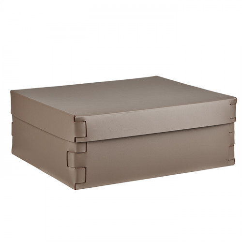 Colombo Adj Коробка Snob, 36x30H13,5 см , цвет: капучино/шоколад