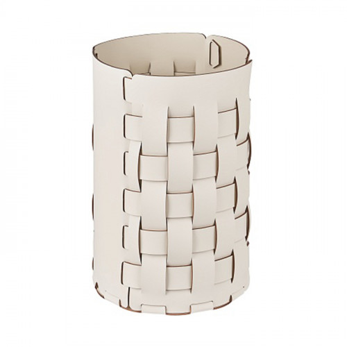 Colombo Adj Корзина для мусора Bottega,см, цвет: белый/панна котта