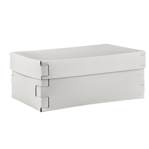 Colombo Adj Коробка Snob, 32x20H13,5 см, цвет: белый/панна котта