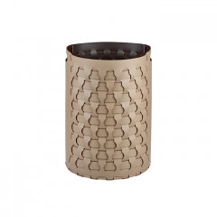 Colombo Adj Круглая корзина Dubai, D40H57 см , цвет: капучино/шоколад