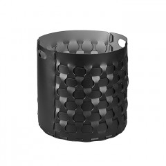 Colombo Adj Круглая корзина Dubai, D40H40 см, цвет: черный/серый