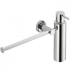 Colombo Plus Полотенцедержатель 34см., с дозатором для жидкого мыла, металлический, цвет: PVD нержавеющая сталь