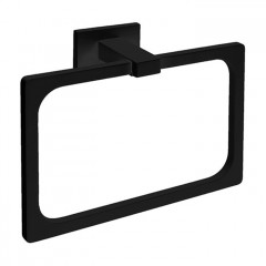 Colombo Look Полотенцедержатель-кольцо 20х14см., цвет: чёрный матовый