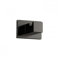 Colombo Look Крючок одинарный, цвет: PVD графит матовый