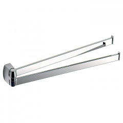 Colombo Trenta Полотенцедержатель 35,2см, двойной, цвет: хром