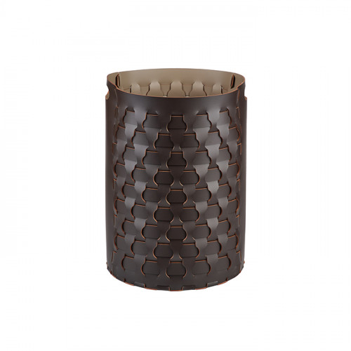 Colombo Adj Круглая корзина Dubai, D40H57 см, цвет: шоколад/капучино