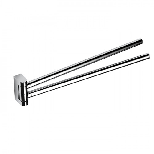 Colombo Mini Двойной держатель полотенца 34*6,1cм , цвет: хром