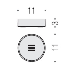Colombo Nordic Мыльница настольная, , цвет: хром/белый
