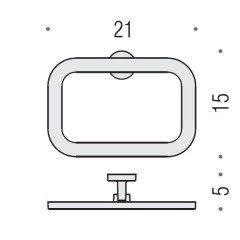 Colombo Nordic Полотенцедержатель-кольцо, цвет: хром