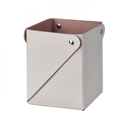 Colombo Adj Коробочка MIU для чайных пакетов, 7x7xH8 см , цвет: устричный/пепельная роза