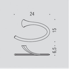 Colombo Link Полотенцедержатель-кольцо, цвет: хром