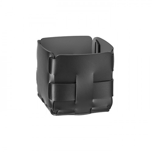 Colombo Adj Корзинка Mini Bottega, 12x12H13 см, цвет: черный/серый