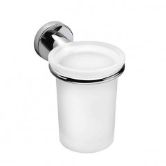 Colombo Basic Стакан подвесной, цвет: хром/матовое стекло