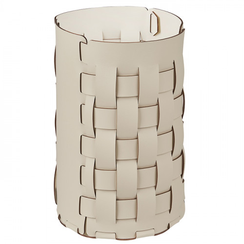 Colombo Adj Корзина для мусора Bottega,см, цвет: панна котта/белый