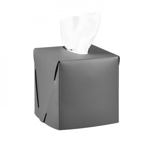 Colombo Adj Салфетница Kleenex, 12x12H12 см, цвет: серый/черный