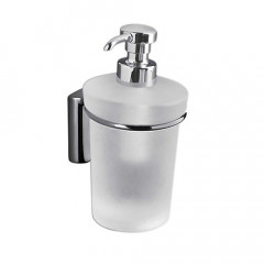 Colombo Look Дозатор для жидкого мыла, подвесной, цвет: хром/матовое стекло