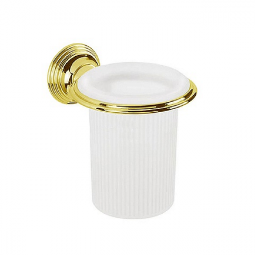 Colombo Hermitag Стакан подвесной, цвет: PVD золото/матовое стекло