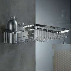 Colombo Angolari Угловая полочка, цвет: хром