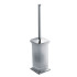 Colombo Portofino Ершик для унитаза, напольный, цвет: хром/матовое стекло