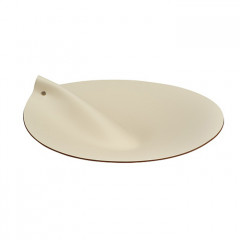 Colombo Adj Крышка для круглой корзины, D40 см, цвет: панна котта/белый