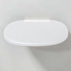 Colombo Complementi Сиденье для душа с креплениями к стене, белое