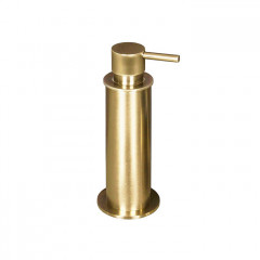 Colombo Plus/Mini Дозатор для жидкого мыла настольный, металлический, цвет: PVD золото матовое