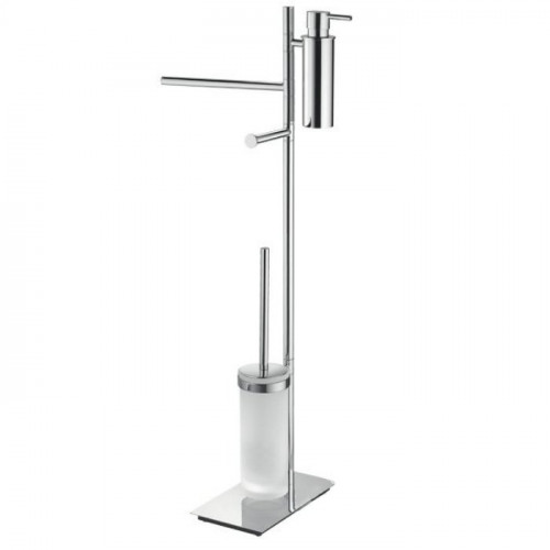 Colombo Square Стойка высотой 81 см, цвет: хром