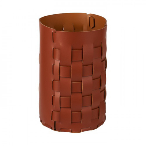 Colombo Adj Корзина для мусора Bottega,см, цвет: бордо/коньяк