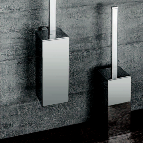 Colombo Basic Q Ёршик с колбой напольный 49.2см, цвет: хром