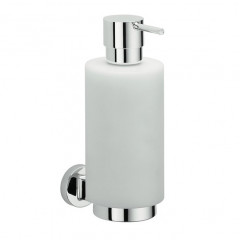 Colombo Nordic дозатор для жидкого мыла, цвет: хром/матовое стекло