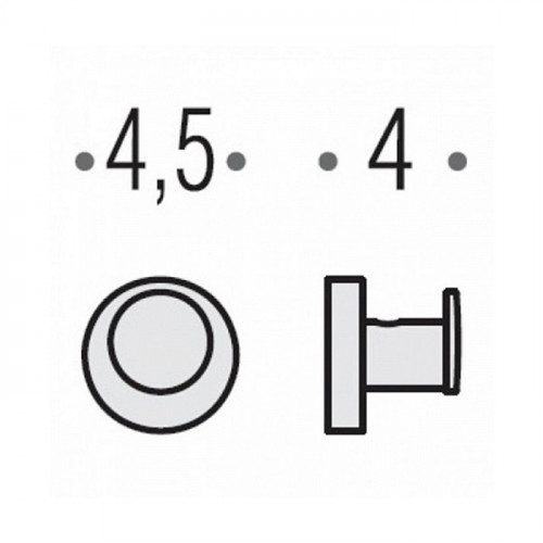 Colombo Plus Крючок, подвесной, цвет: PVD нержавеющая сталь