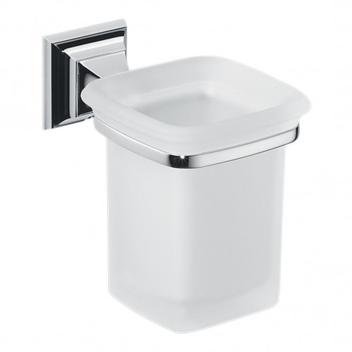 Colombo Portofino стакан подвесной, цвет: хром/матовое стекло