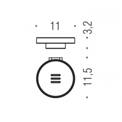 Colombo Mini Мыльница подвесная , цвет: хром/матовое стекло