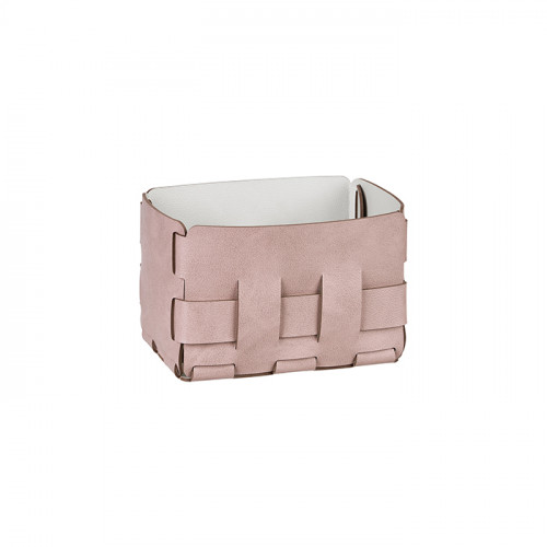 Colombo Adj Корзинка Mini Bottega, 12x19H13 см , цвет: пепельная роза/устричный