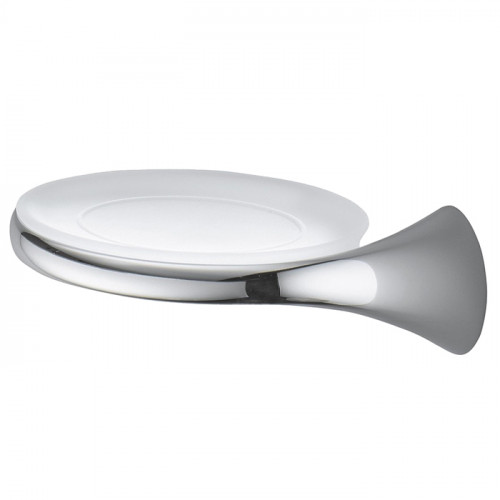 Colombo Link Мыльница, подвесная, Sx, цвет: хром/матовое стекло