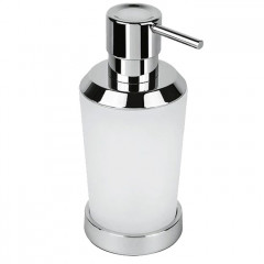 Colombo Road дозатор для жидкого мыла настольный-L0.25, цвет: хром/матовое стекло/стекло B9339