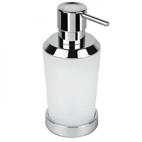 Colombo Road дозатор для жидкого мыла настольный-L0.25, цвет: хром/матовое стекло/стекло B9339