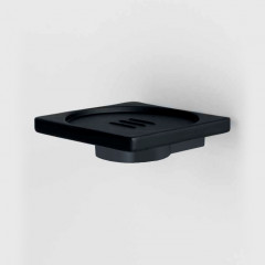 Colombo MiniQ Мыльница подвесная, цвет: графит матовый/черная резина