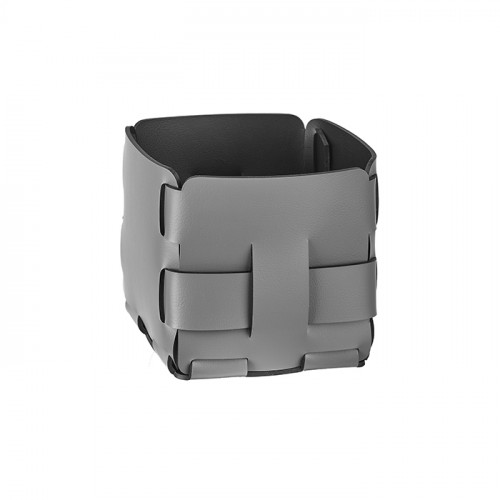 Colombo Adj Корзинка Mini Bottega, 12x12H13 см, цвет: серый/черный