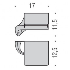 Colombo Link Держатель для туалетной бумаги с крышкой, цвет: хром