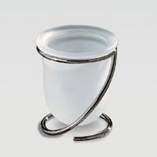 Colombo Luna, стакан, цвет: хром/матовое стекло