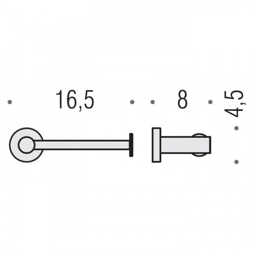 Colombo Plus Держатель для т/б, подвесной, цвет: PVD Vintage