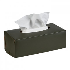 Colombo Adj Салфетница Kleenex, 23x12H7,5 см, цвет: оливковый/горчичный