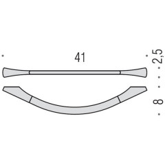 Colombo Land Полотенцедержатель 41, цвет: хром