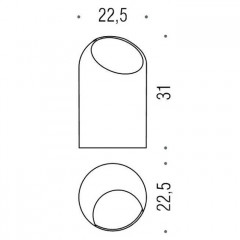 Colombo Hotel Collection Мусорное ведро, напольное, цвет: белый