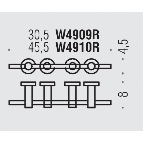 Colombo Plus Полотенцедержатель с регулируемыми держателями, 30.5 см, цвет: хром